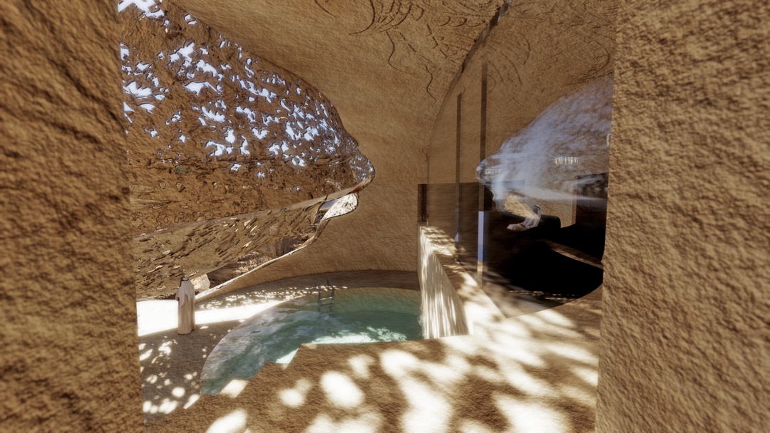 Resort chạm khắc tinh xảo ẩn mình giữa lòng sa mạc - 4