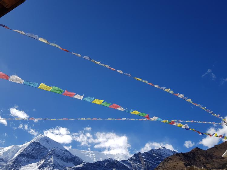 Tới Nepal, gửi lời nguyện cầu theo những lá cờ Lungta bay phấp phới