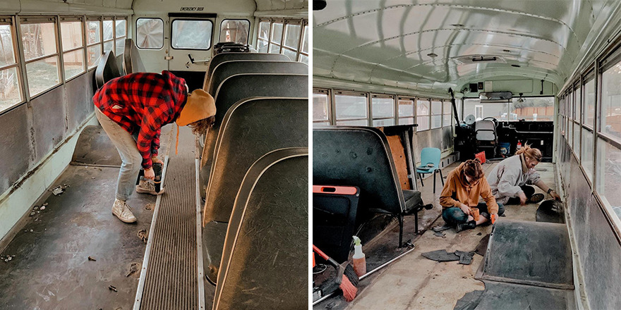 Phát hiện hẹn hò chung một người, ba cô gái đã 'độ' lại chiếc xe buýt để 'phượt' xuyên nước Mỹ - 5