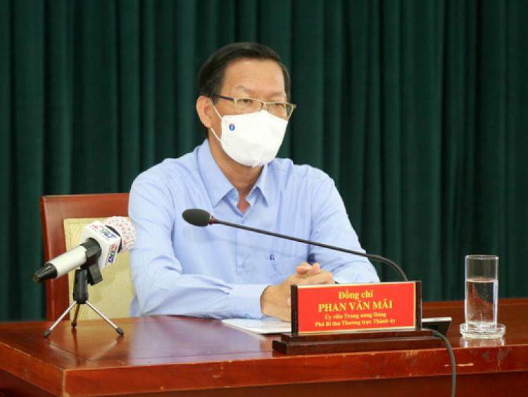 Phó bí thư Phan Văn Mãi: Có thể áp dụng các biện pháp theo chỉ thị 12 thêm 1-2 tuần