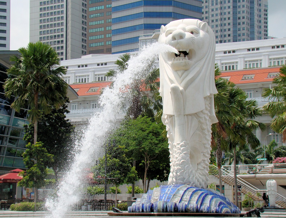 Bí mật về tượng sư tử biển Merlion nổi tiếng của Singapore - 2