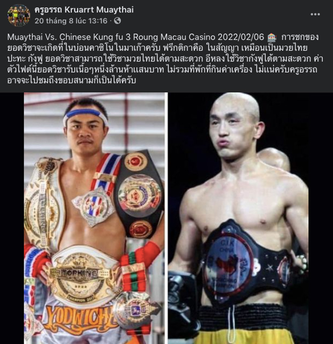 “Đệ nhất Thiếu Lâm” Yi Long trở lại, đấu cao thủ Muay bậc nhất Thái Lan - 1