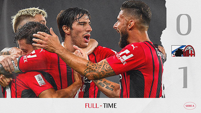 Kết quả Sampdoria - AC Milan: Phủ đầu choáng váng, thắng lợi nhọc nhằn - 1