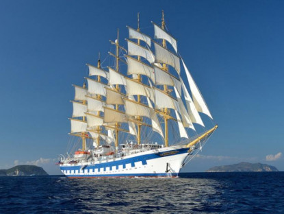 Ở đâu - Du lịch trên thuyền buồm lớn nhất thế giới Golden Horizon