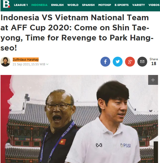 HLV Indonesia muốn gây sốc ở vòng bảng AFF Cup, “trả hận” Park Hang Seo - 2