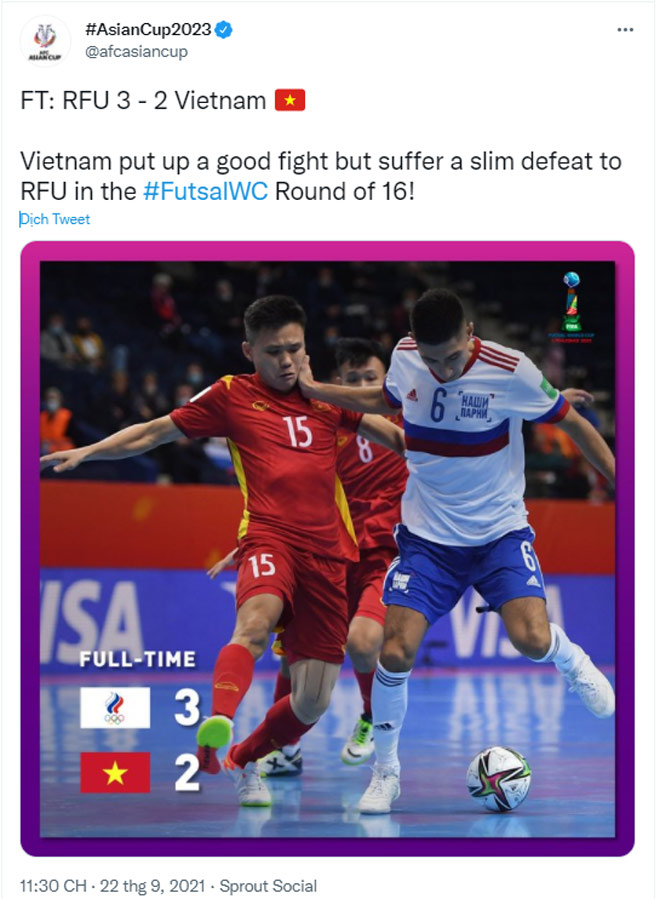 Việt Nam 2 lần xé lưới á quân Futsal World Cup: FIFA khen chiến công lịch sử - 5