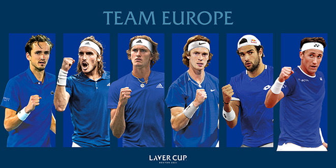 Nóng bỏng Laver Cup 2021: ĐT châu Âu quyết thắng với &#34;thủ lĩnh&#34; Medvedev - 1