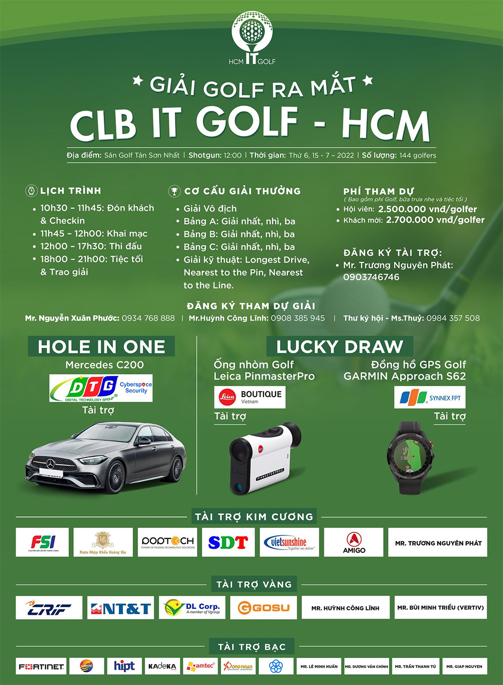 144 golfer tham gia giải đấu ra mắt CLB IT Golf-HCM - 1