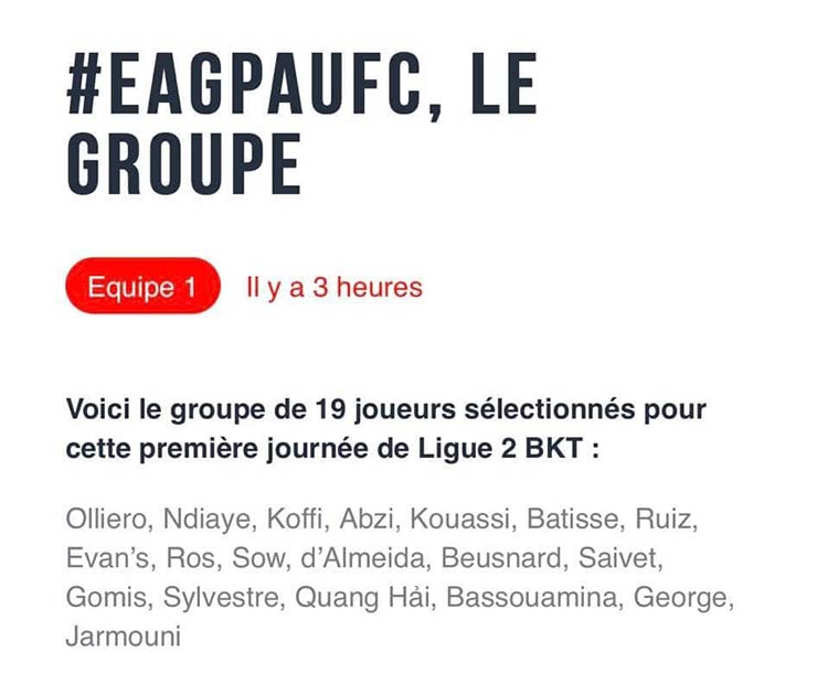 Pau FC mở màn Ligue 2 đêm nay: Quang Hải được đăng ký nhưng có đá chính? - 1