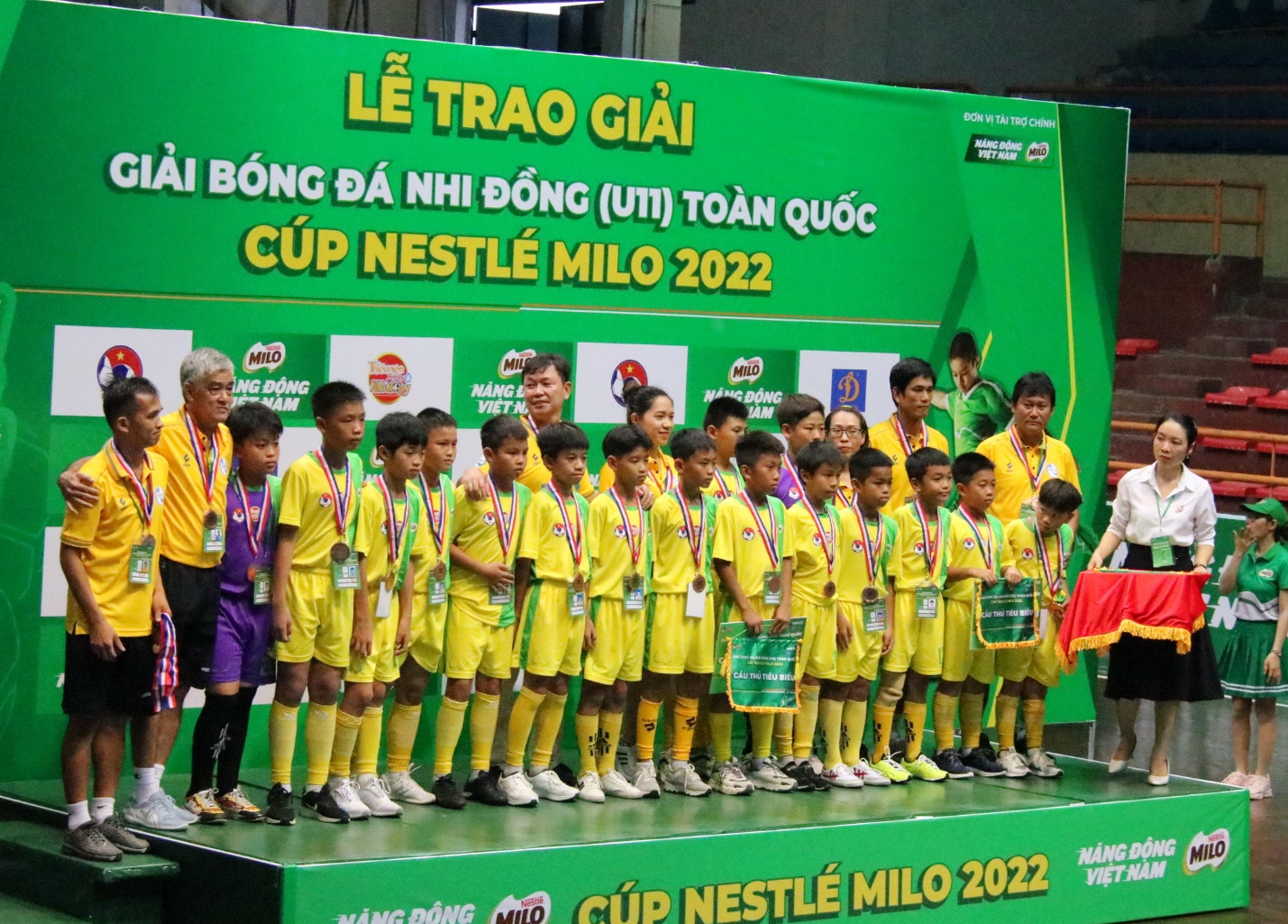 Sông Lam Nghệ An vô địch Giải bóng đá Nhi đồng toàn quốc - Cúp Nestlé MILO 2022 - 2