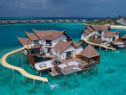 Ở đâu - 10 resort trên mặt nước đáng tiền ở Maldives