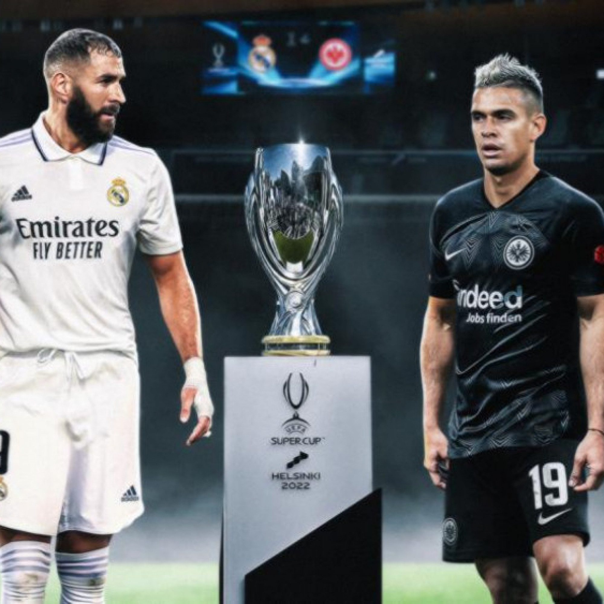  - Trực tiếp bóng đá siêu cúp châu Âu Real Madrid - Frankfurt: Benzema nhân đôi cách biệt