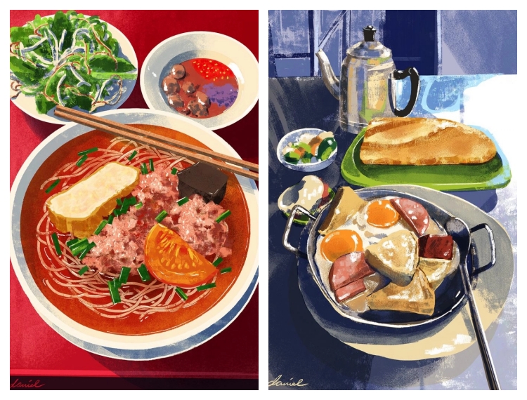 100 món ăn ngon Sài Gòn qua nét vẽ sống động của nghệ sĩ Philippines - 1