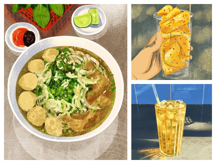 100 món ăn ngon Sài Gòn qua nét vẽ sống động của nghệ sĩ Philippines - 2