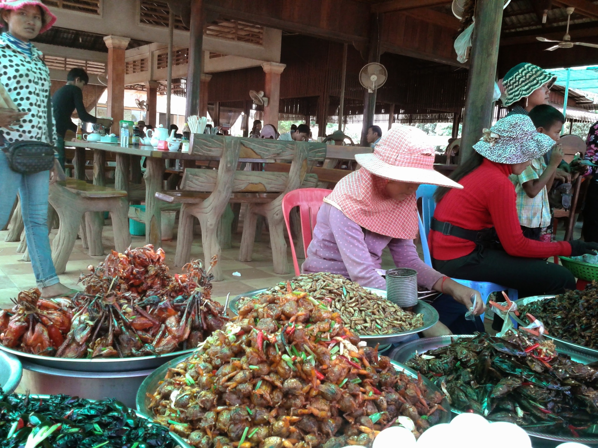 Đi Campuchia ăn nhện, sâu, gián... chiên giòn - 3