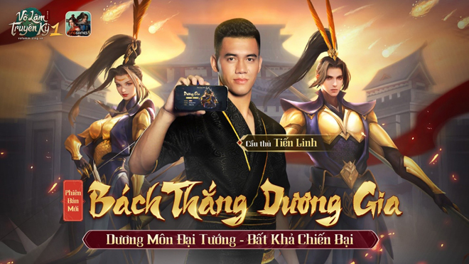 Tiền đạo đội tuyển Việt Nam chính thức trở thành đại sứ hình ảnh của game Võ Lâm Truyền Kỳ 1 Mobile - 1