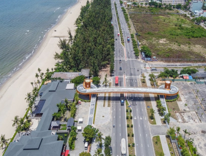 Chuyển động - Ngắm cây cầu đi bộ độc đáo trên vịnh Đà Nẵng