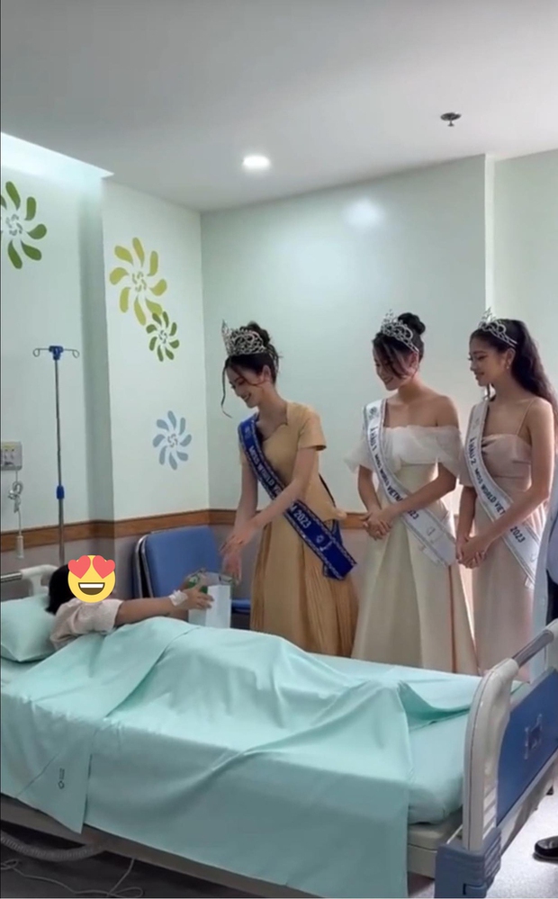 BTC Miss World Vietnam lên tiếng việc top 3 thăm hỏi bệnh nhân ở bệnh viện 5 sao - 1