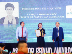 CEO Đinh Thị Ngọc Niềm nhận giải top 10 nhà lãnh đạo xuất sắc châu Á 2023