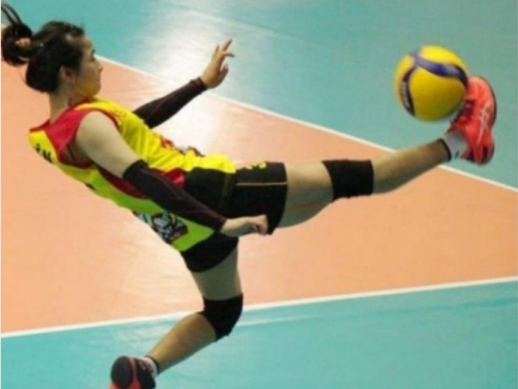 Libero Thanh Liên và ĐT bóng chuyền nữ Việt Nam 2 gây sốt, ĐT Việt Nam 1 thắng dễ - 1