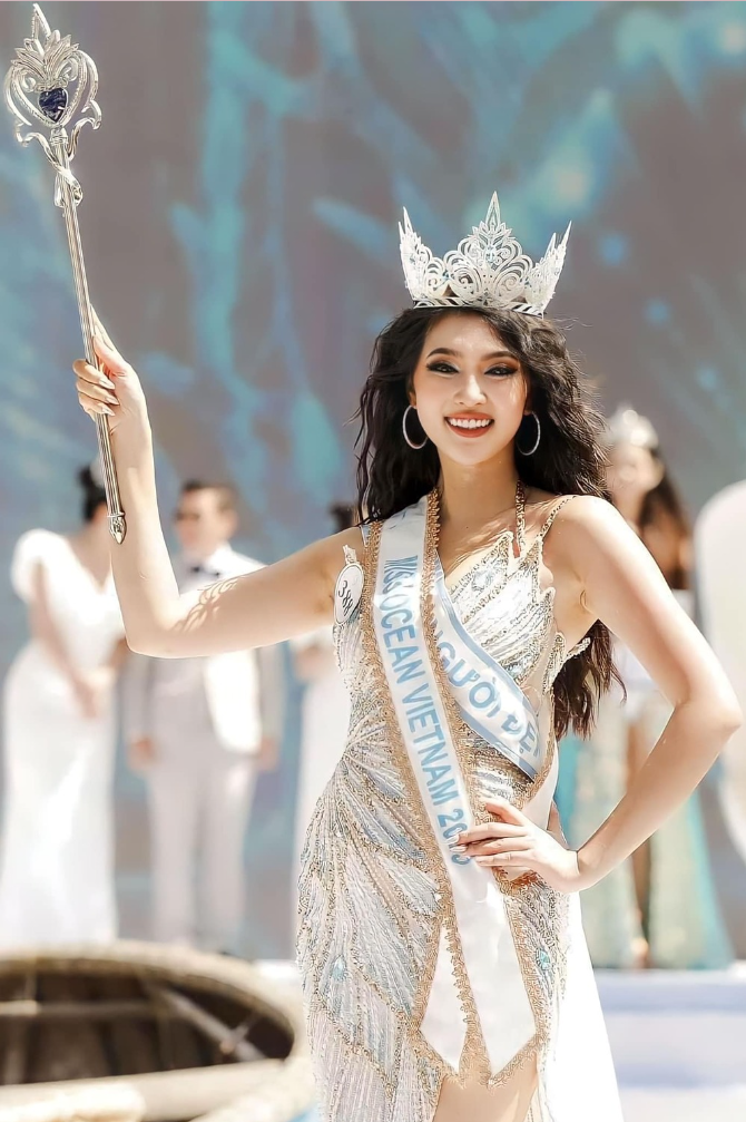 Hoa hậu Đại dương Việt Nam 2023: Từng chiến thắng cuộc thi sắc đẹp và tốt nghiệp cử nhân loại giỏi - 1