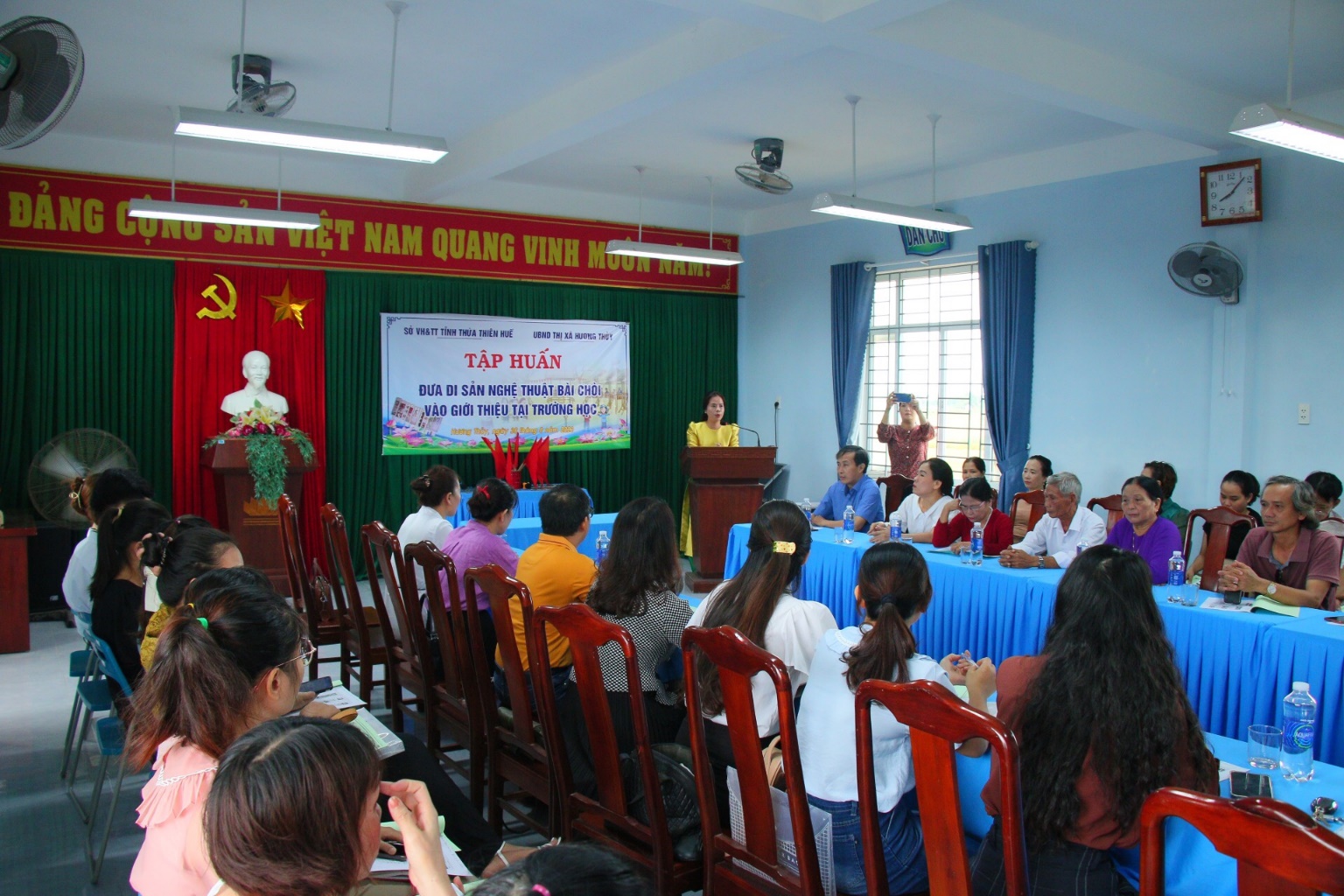 Lan tỏa di sản nghệ thuật bài chòi vào trường học - 2