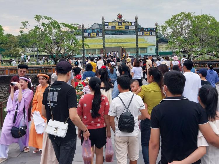 Du khách đến Thừa Thiên Huế dịp nghỉ lễ 2/9 tăng hơn 40% so với năm ngoái