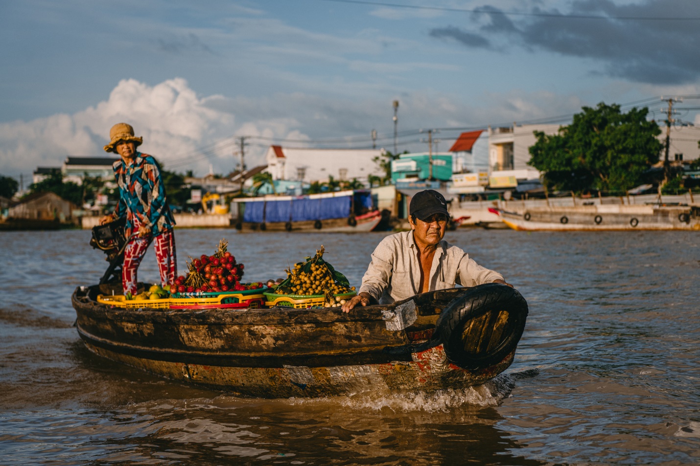 Diễn viên Quốc Trường khám phá chợ nổi Cái Răng: Nét đẹp độc đáo của miền Tây - 2