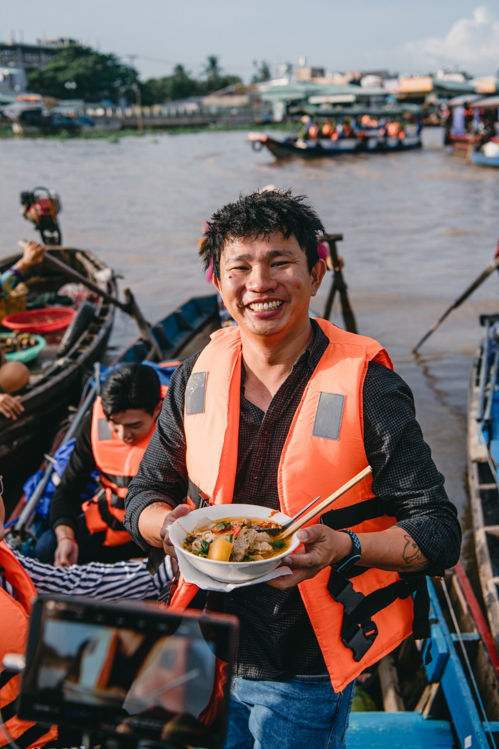 Diễn viên Quốc Trường khám phá chợ nổi Cái Răng: Nét đẹp độc đáo của miền Tây - 5