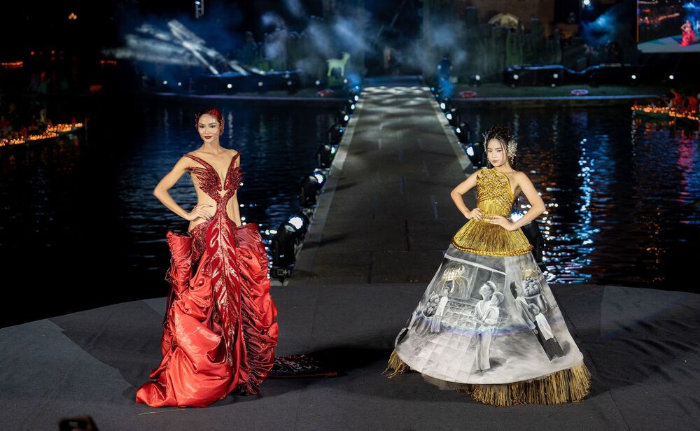 NTK Kiên Vũ "thăng hoa" với BST "Nguyệt hồi": Ánh trăng kí ức rực rỡ kể câu chuyện thời trang - 4