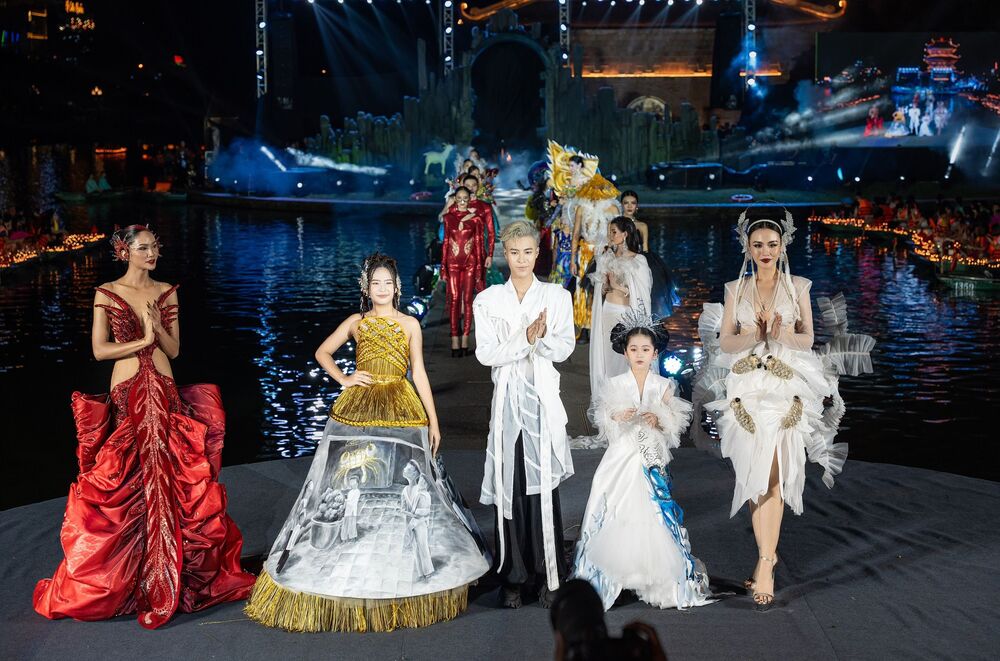 NTK Kiên Vũ "thăng hoa" với BST "Nguyệt hồi": Ánh trăng kí ức rực rỡ kể câu chuyện thời trang - 10