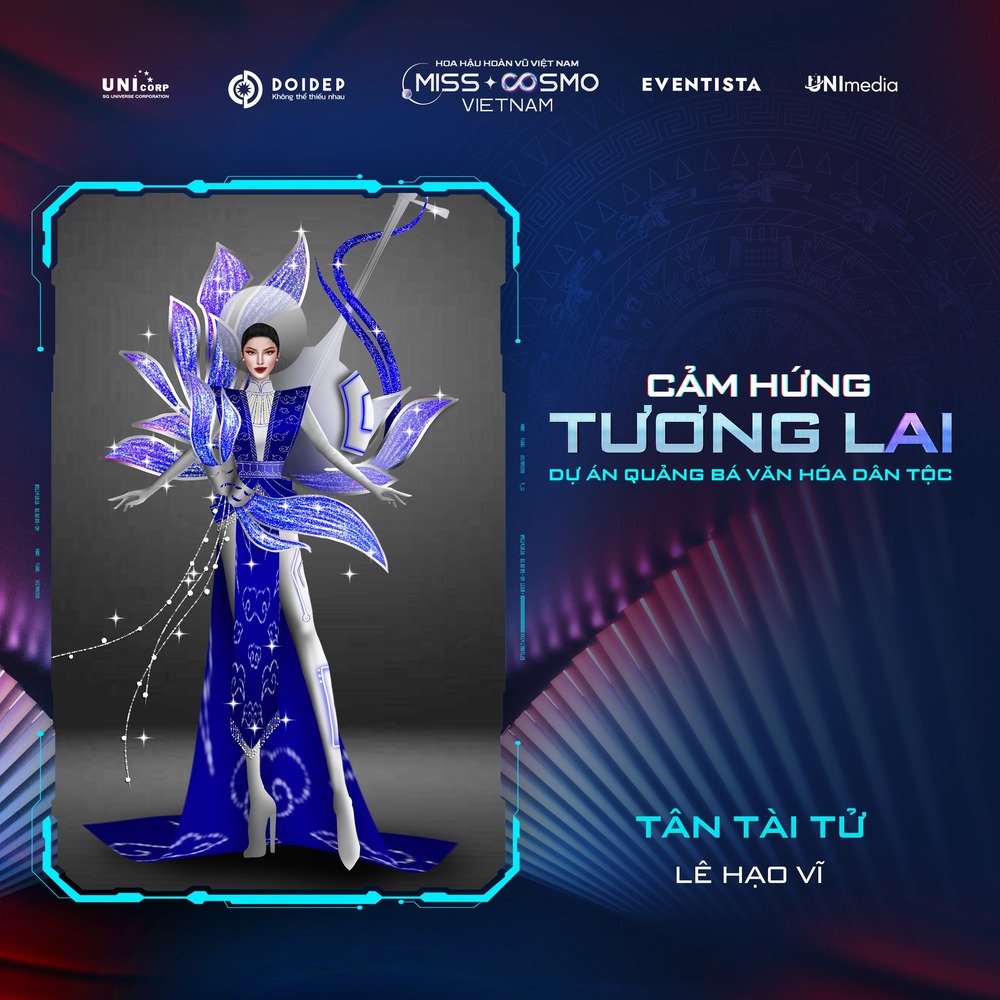 Hàng loạt thiết kế bứt phá trong Dự án Quảng bá Văn hóa Dân tộc - Miss Cosmo Vietnam 2023 - 6