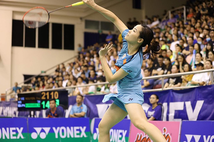 Hot girl cầu lông Thùy Linh ngược dòng kịch tính vô địch Vietnam Open 2023 - 2