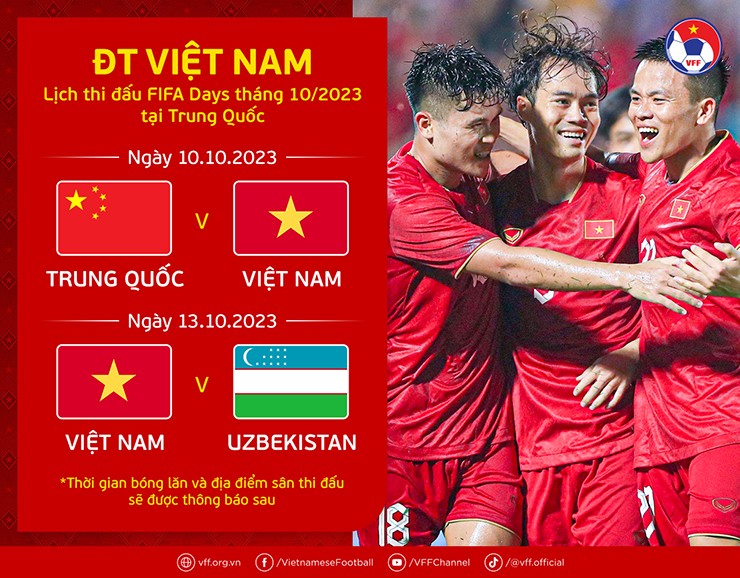 ĐT Việt Nam chính thức “chốt” lịch đấu Trung Quốc, Uzbekistan - 3
