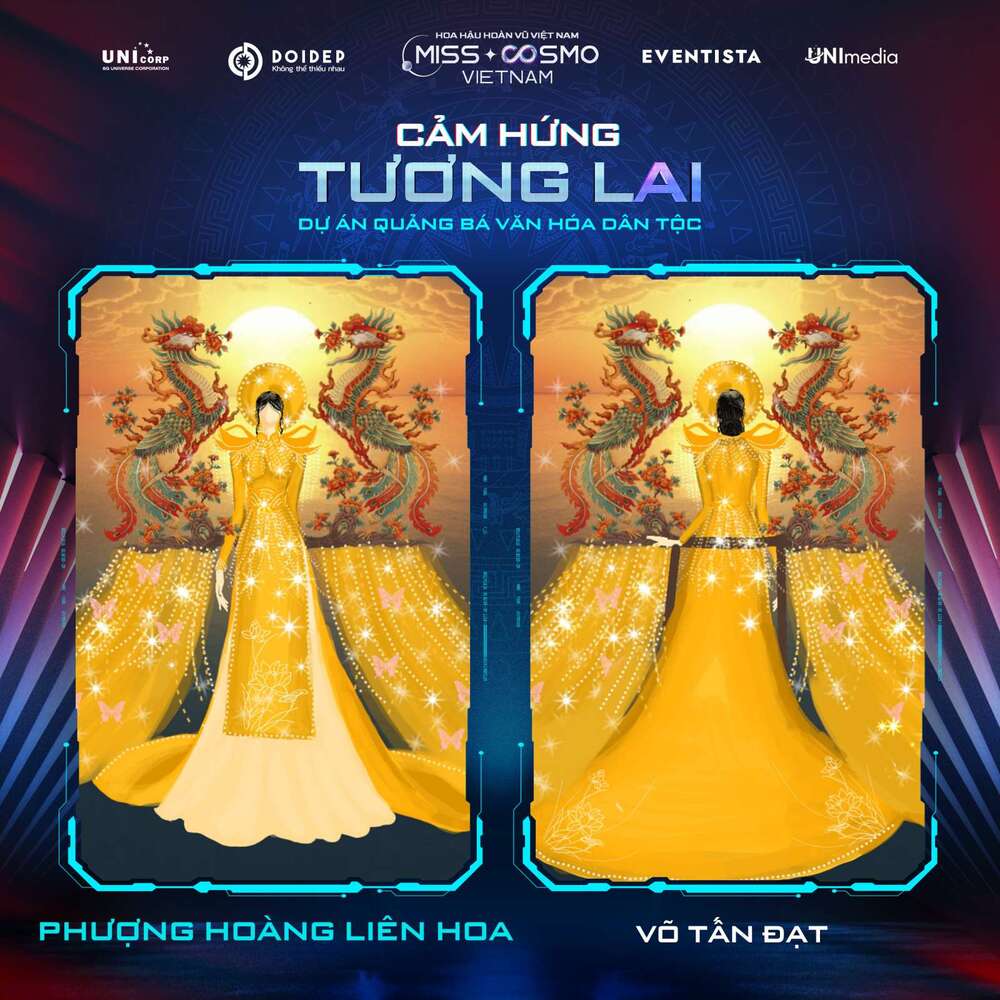 Thiết kế trang phục dân tộc của Miss Cosmo Vietnam 2023: Văn hóa Việt sống động dưới lăng kính thời trang - 6