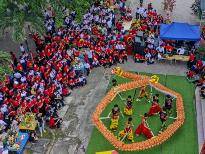 Lễ hội - Học sinh thể hiện tình yêu biển đảo trong mâm cỗ Tết trung thu