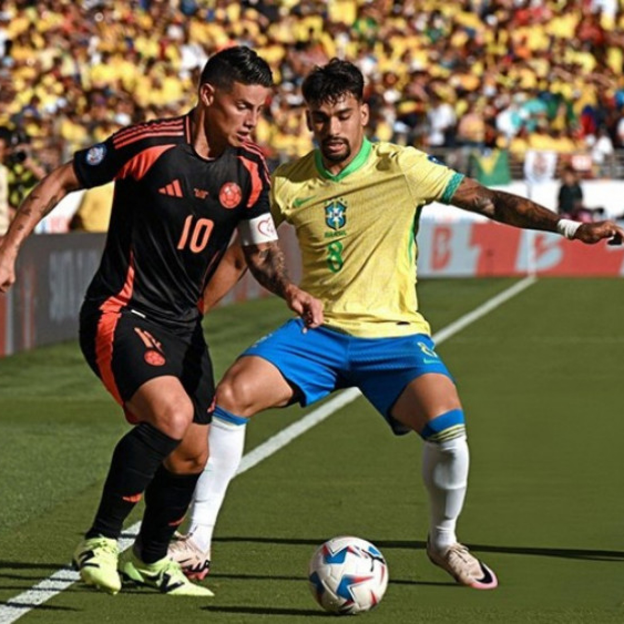  - Video bóng đá Brazil - Colombia: Siêu phẩm mở điểm, ôm hận cuối hiệp 1 (Copa America)