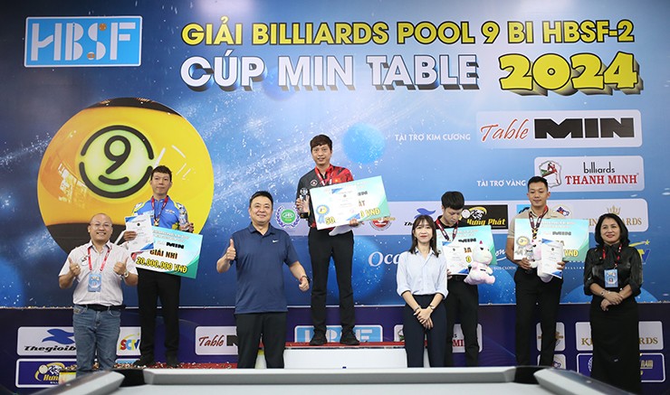 Số 1 bi-a pool VN Hoàng “Sao” dọn bàn “như đi chợ”, vô địch Tour 2 HBSF - 2