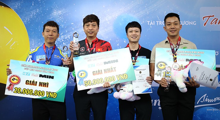 Số 1 bi-a pool VN Hoàng “Sao” dọn bàn “như đi chợ”, vô địch Tour 2 HBSF - 3