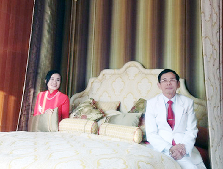 Ngắm giường Hoàng gia Anh ở Làng Du lịch Chí Linh