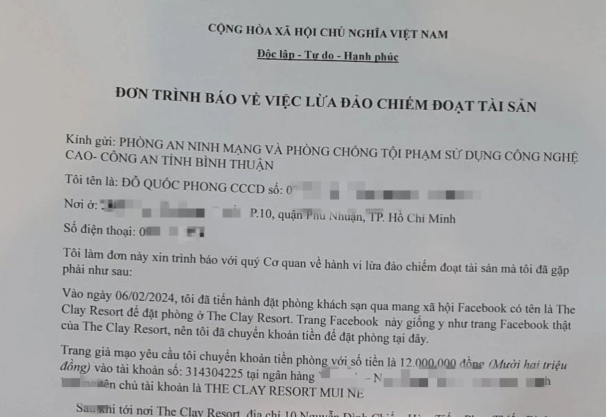 Bẫy du lịch, du khách mất trắng hàng trăm triệu vì đặt phòng giả - 1