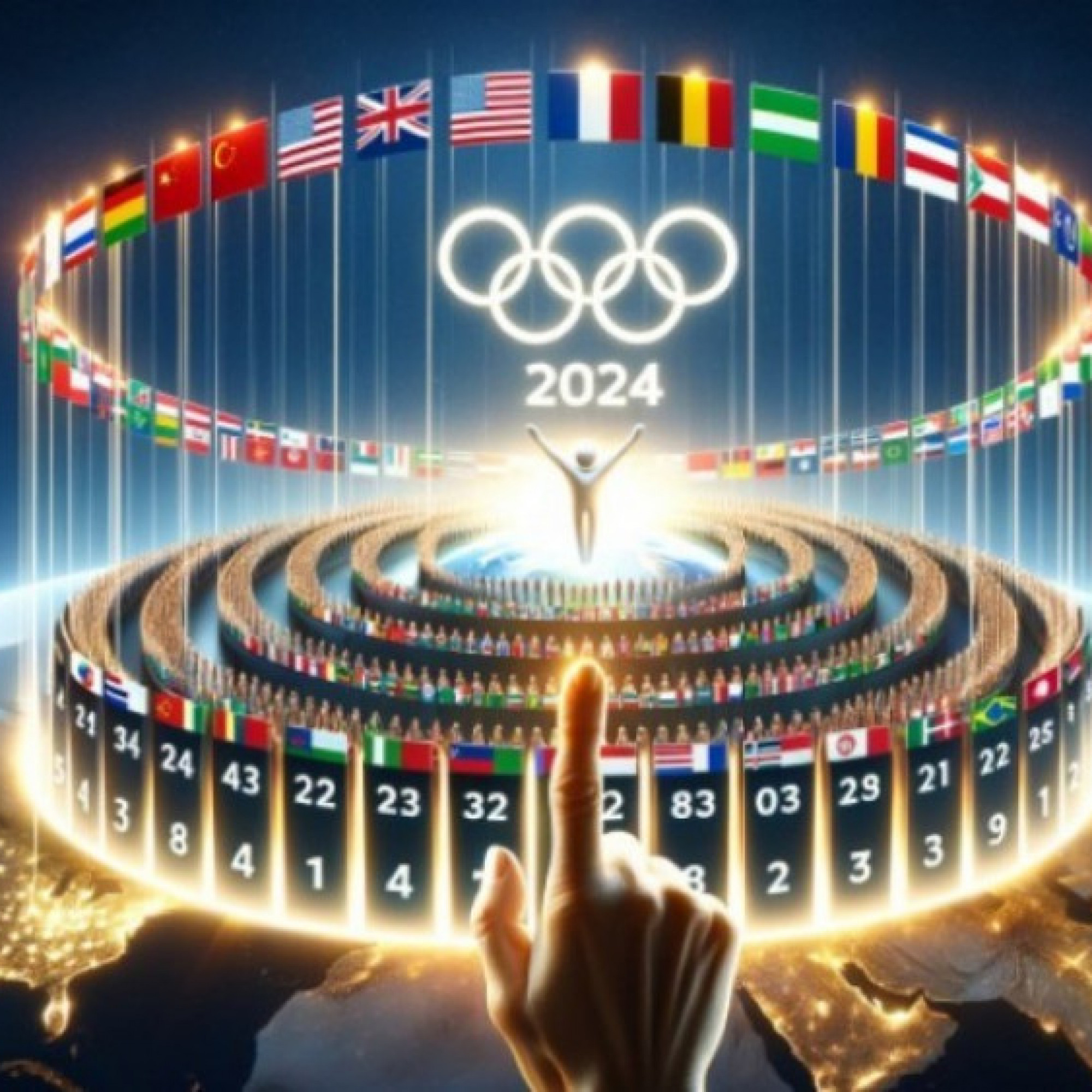 Bảng xếp hạng huy chương Olympic Paris 2024 mới nhất