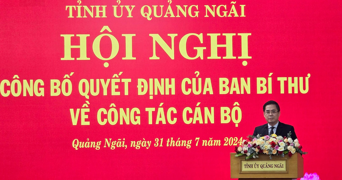 Thứ trưởng Bộ Khoa học và Công nghệ làm Phó bí thư Tỉnh ủy Quảng Ngãi - 1