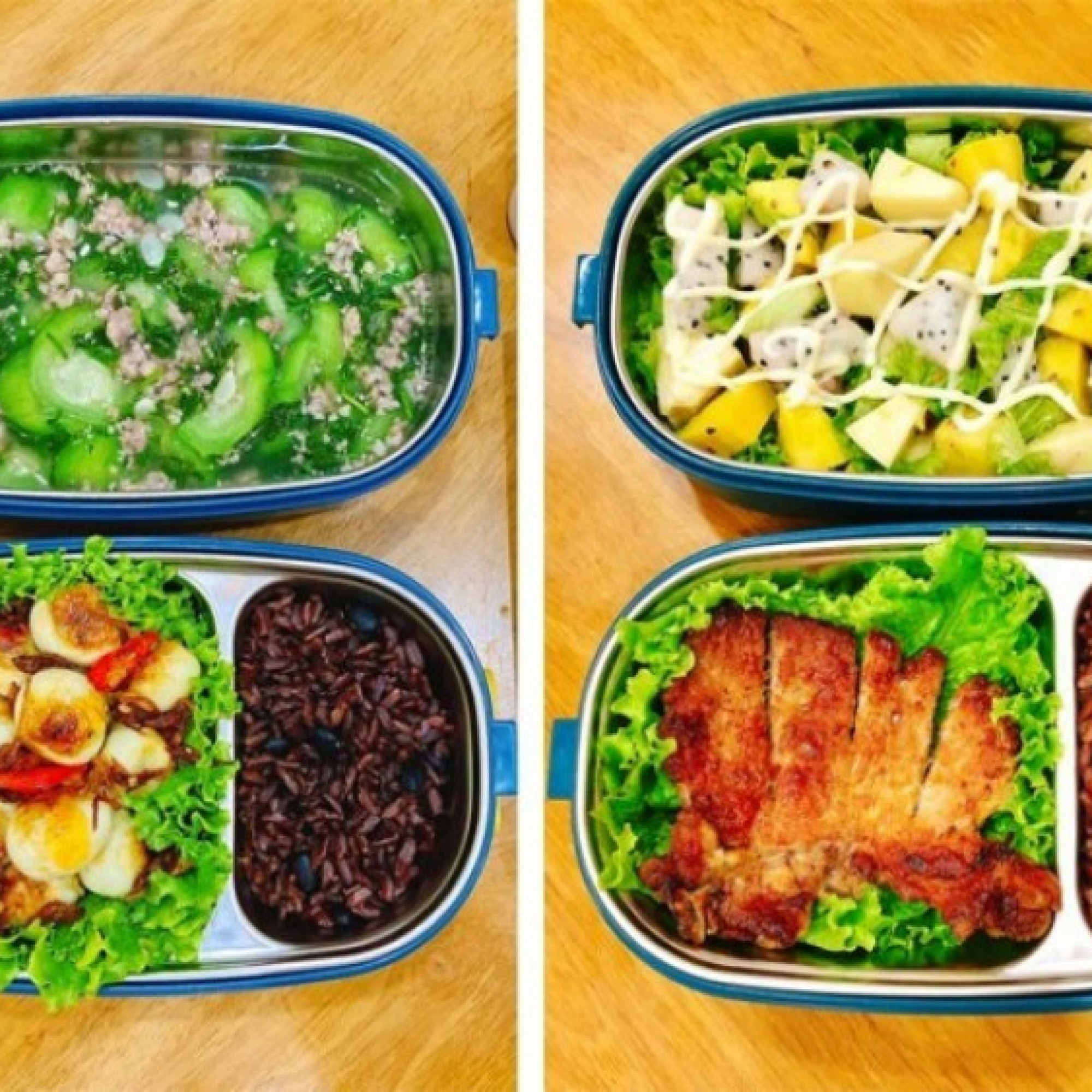 Thực đơn cơm trưa văn phòng cả tháng không trùng món