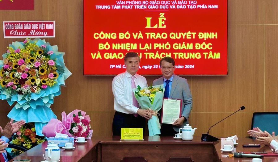 Trung tâm phát triển Giáo dục và Đào tạo phía Nam có phó giám đốc phụ trách - 1