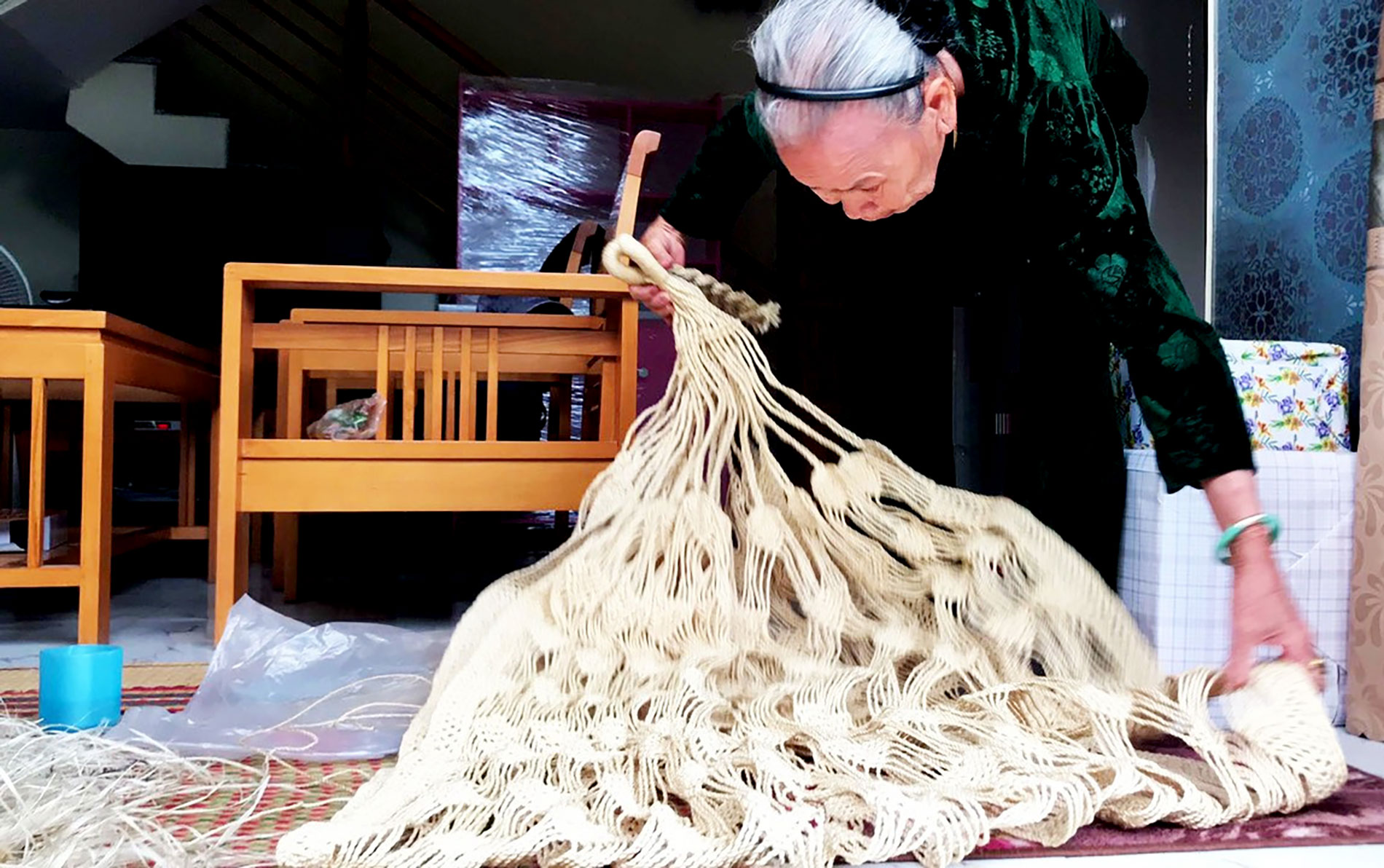 Nghề đan võng truyền thống cây Ngô đồng được công nhận là di sản văn hóa phi vật thể quốc gia - 3