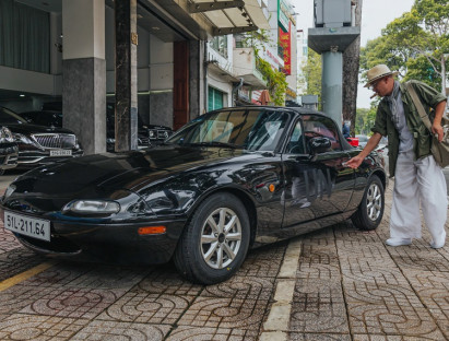 Giải trí - Cận cảnh Mazda MX-5 Miata thế hệ đầu tiên của ông Đặng Lê Nguyên Vũ