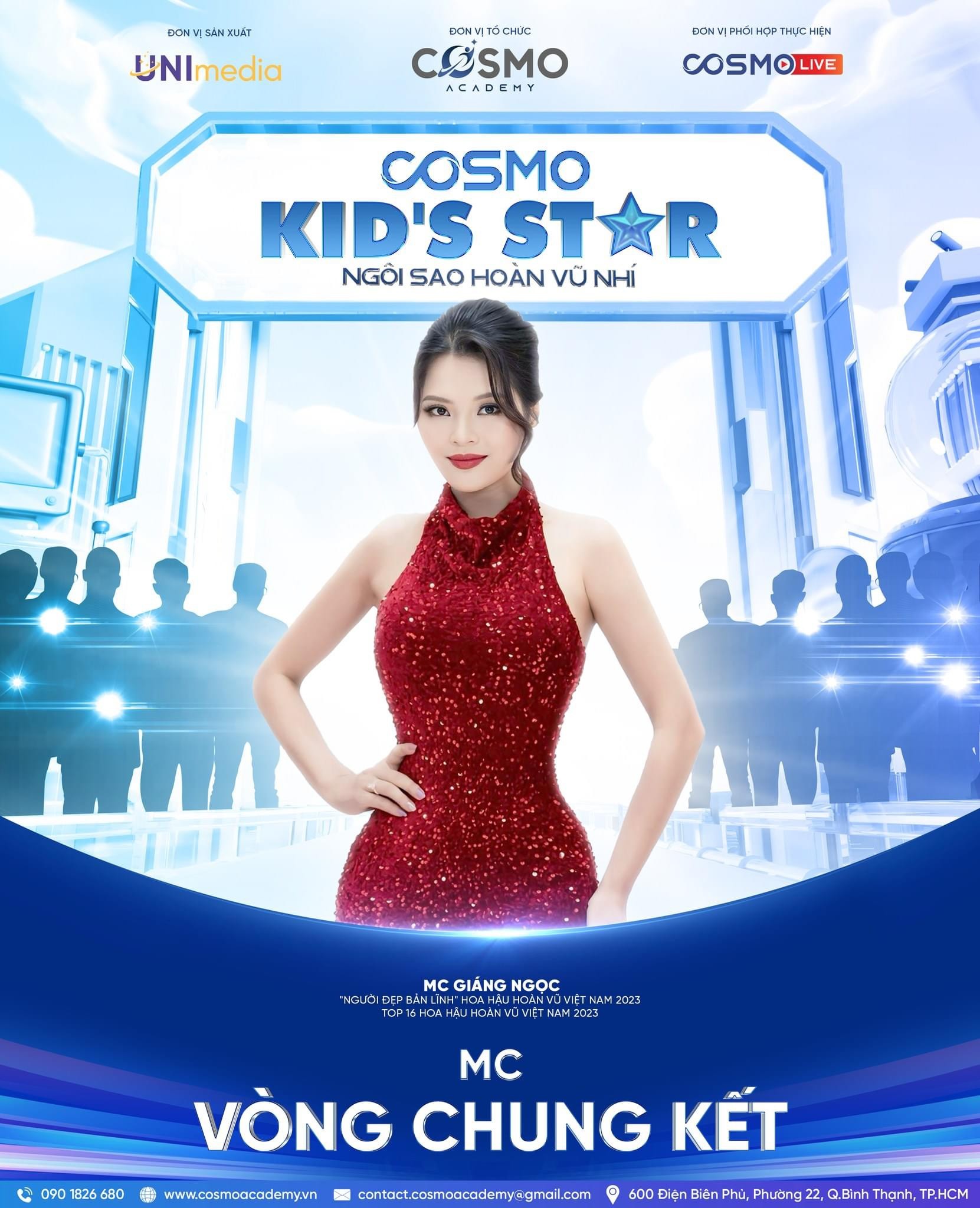 Lộ diện MC, ca sĩ khách mời của chung kết "Cosmo Kid's Star - Ngôi Sao Hoàn Vũ Nhí" - 2