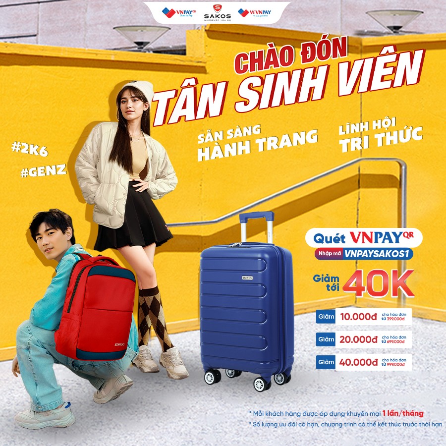 Chào tân sinh viên, SAKOS “bắt tay” VNPAY “tung” loạt ưu đãi siêu hấp dẫn - 1