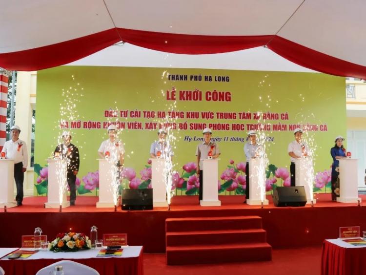 Khởi công 4 công trình trọng điểm cho các xã vùng cao của TP Hạ Long